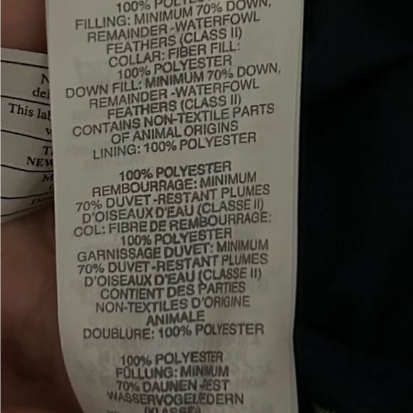 J. Crew Excursion Quilted Down Vest Navy Cream Plaid Size XS preppy 138.00 MSRP - Picture 9 of 13